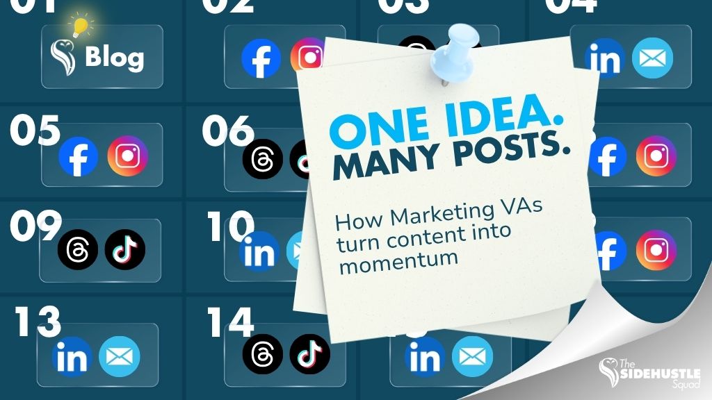 Digital Marketing Virtual Assistant for Content Repurposing: Turn One Idea Into a Full Content Week